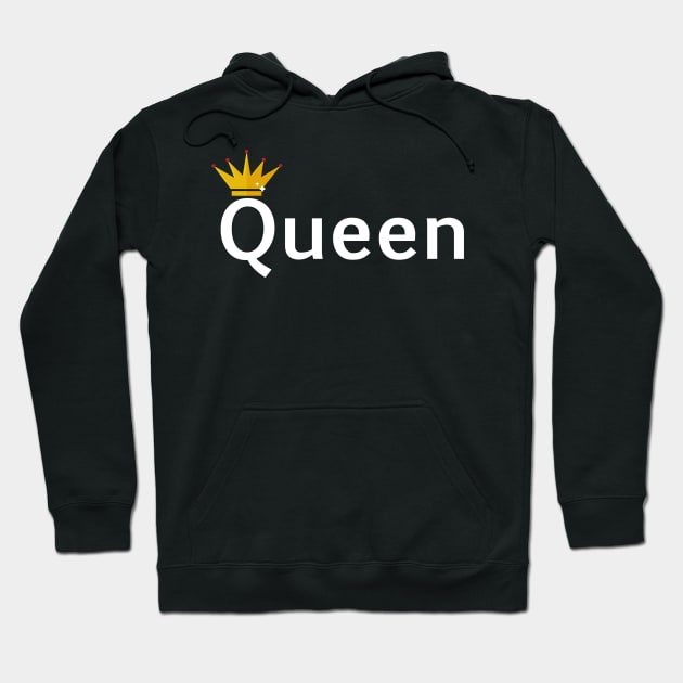 King and Queen, Her King, His Queen, Couples, Matching Hoodie by Prossori